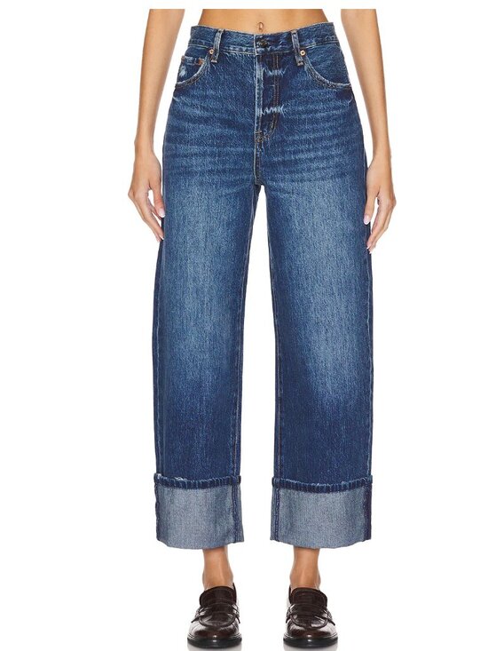 pistola Denim - Pistola Ryder High Rise Cuffed Straight Jeans Fulton